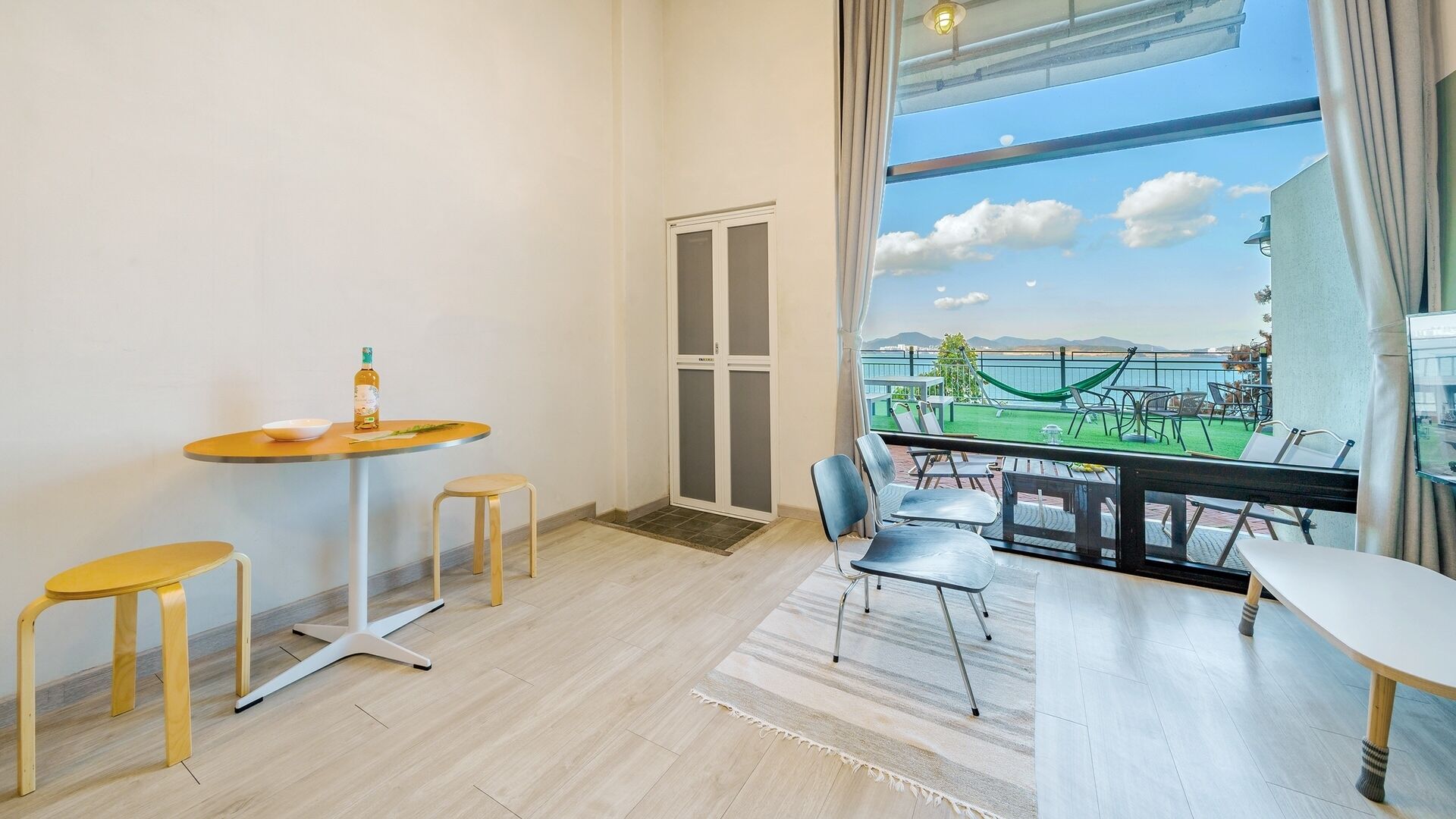 ベーシック ルーム 1 ベッドルーム (107(ocean view)) | 1 室のベッドルーム、WiFi (無料)