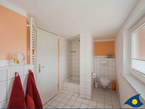 Hair dryer, towels