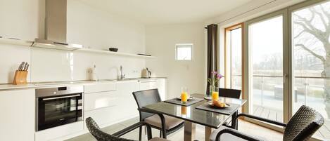 公寓式客房 | 私人厨房 | 冰箱、炉灶、洗碗机、茶具/咖啡用具