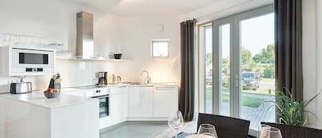 Appartamento | Cucina privata | Frigorifero, forno, piano cottura, lavastoviglie