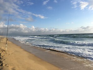 On the beach