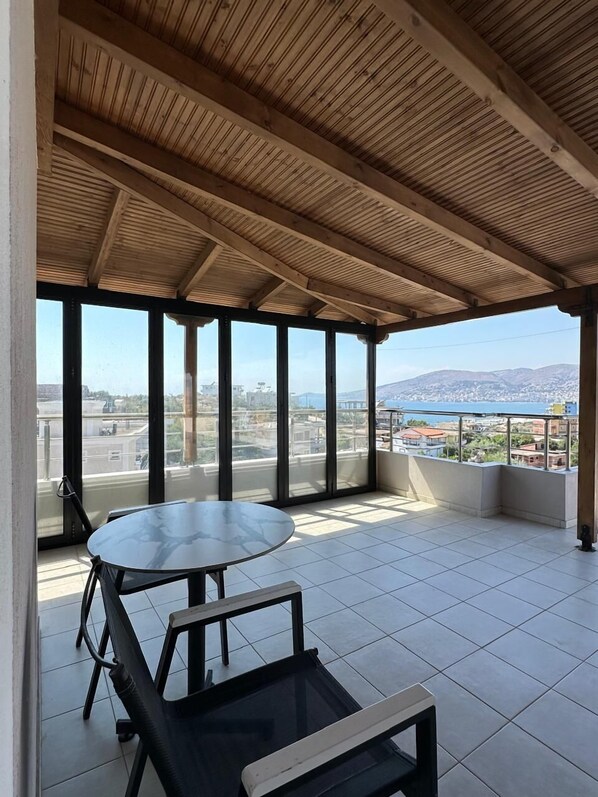 Apartamento, 2 habitaciones, terraza, vistas al mar | Vistas del balcón