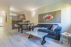 Appartement luxueux | Aire de séjour | Téléviseur connecté