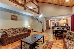 Smart TV, fireplace, video-game console