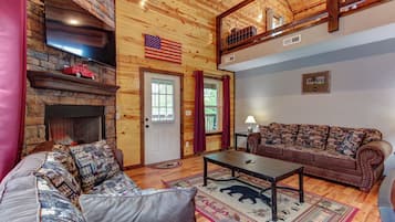 Smart TV, fireplace, video-game console