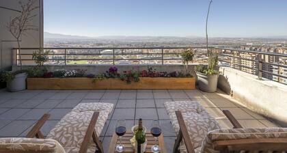 Duplex Penthouse-18-19th Floor-City Centre-Top Views-Terrace-2 Free Parking