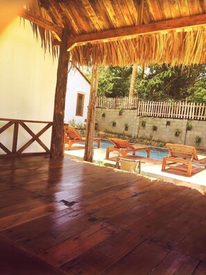 Terrace/patio - Langchia Hostel & Bar (Phu Quoc)