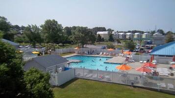 Indoor pool, outdoor pool