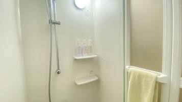 Hair dryer, towels