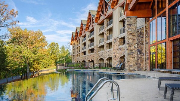 Indoor pool, outdoor pool