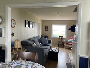 Smart TV, DVD player, music library, video library