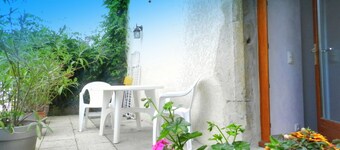 Gite Les Platanes in STE HELENE DU LAC near the lake