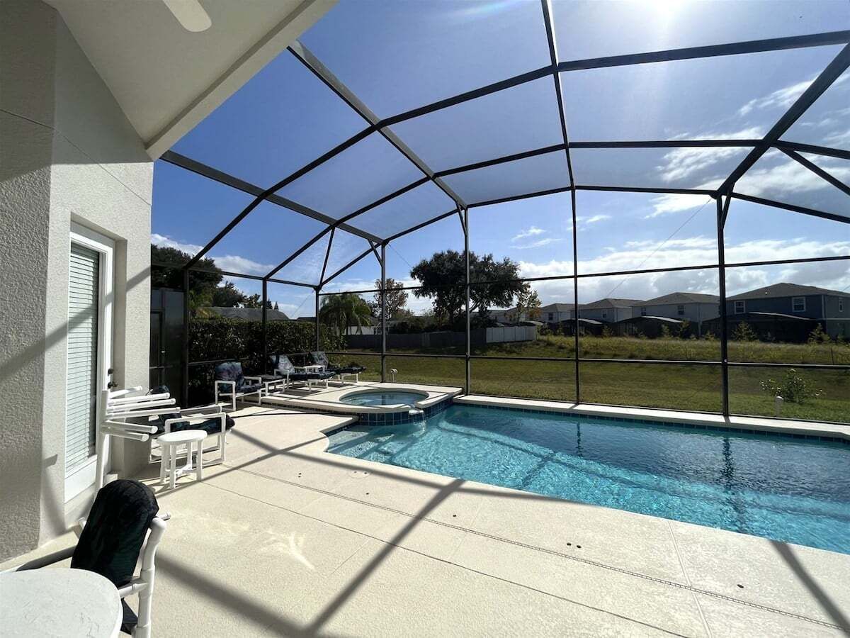 Una piscina climatizada