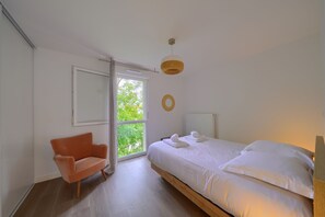 2 Schlafzimmer, Bügeleisen/Bügelbrett, kostenloses WLAN, Bettwäsche