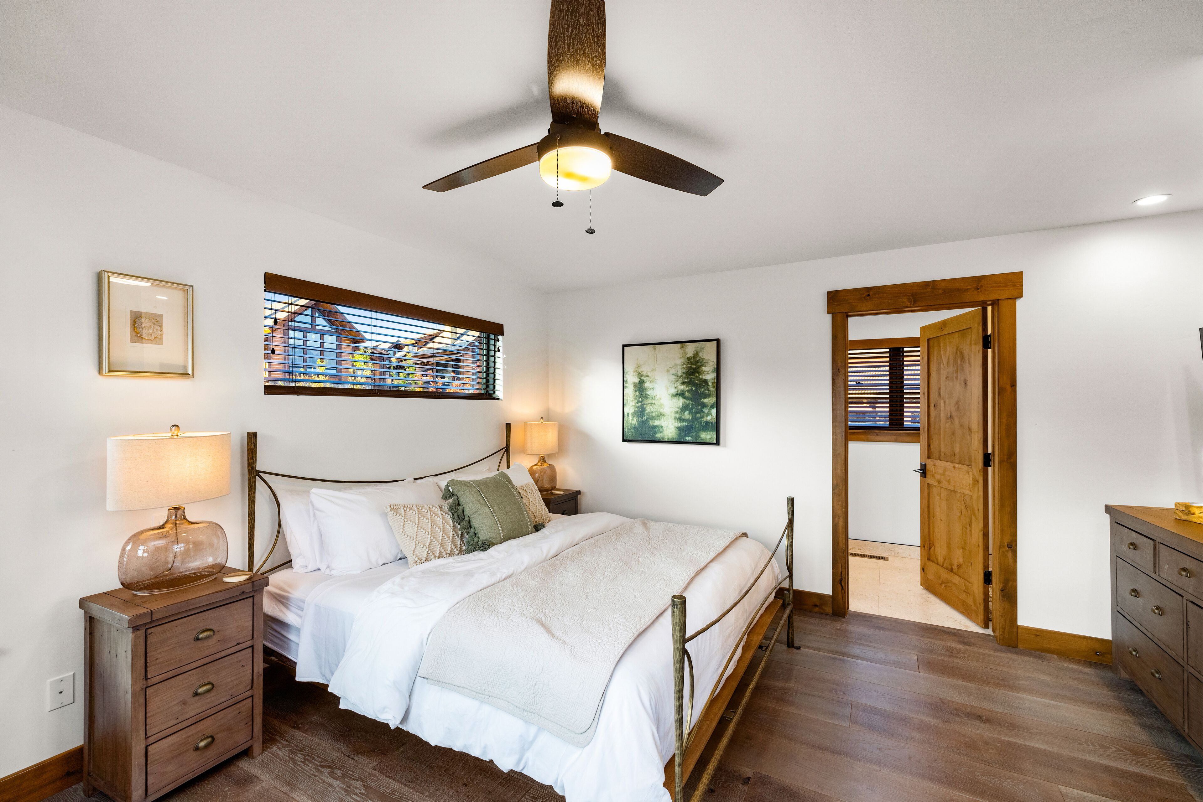 Main level master bedroom