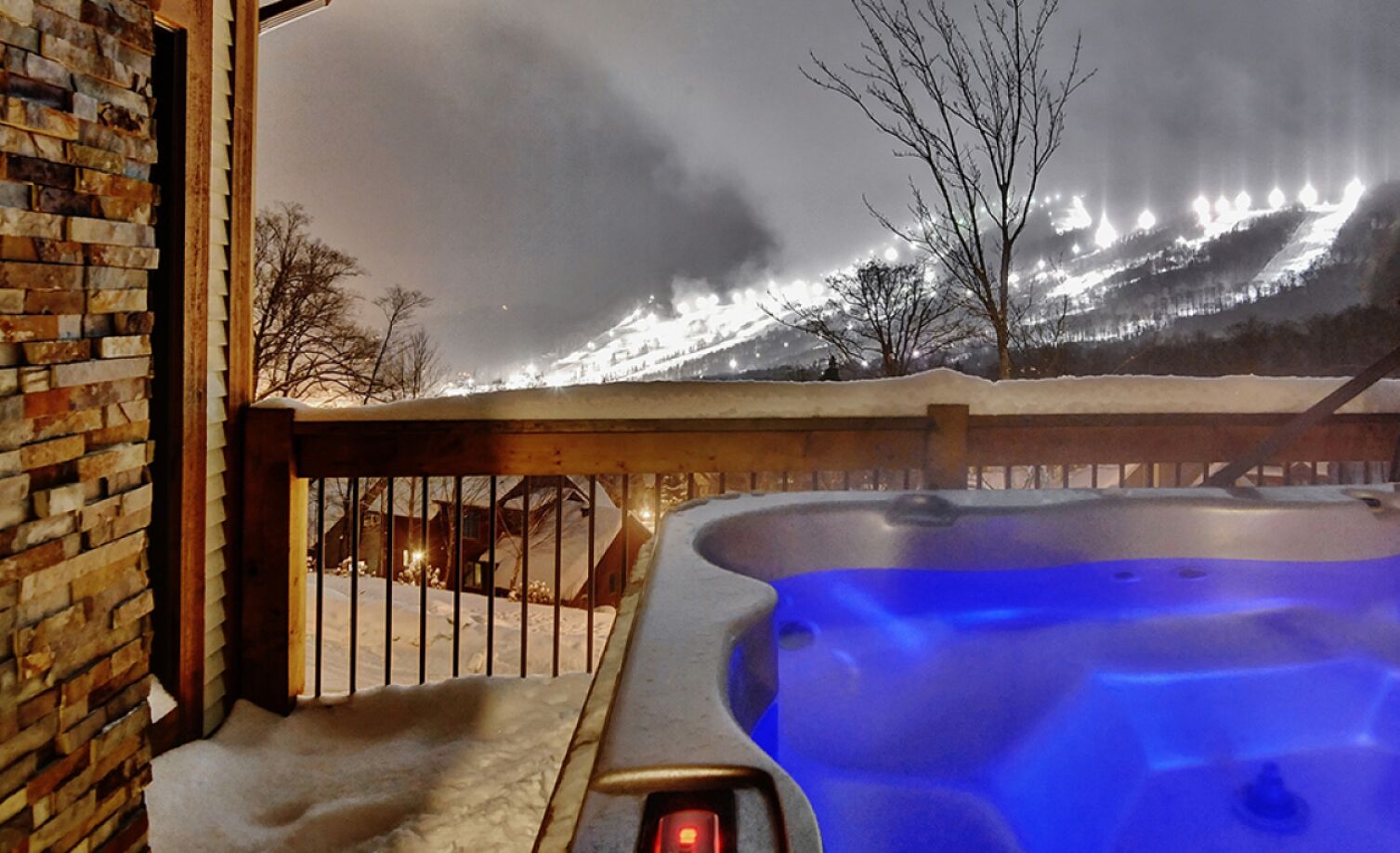 Bain à remous extérieur