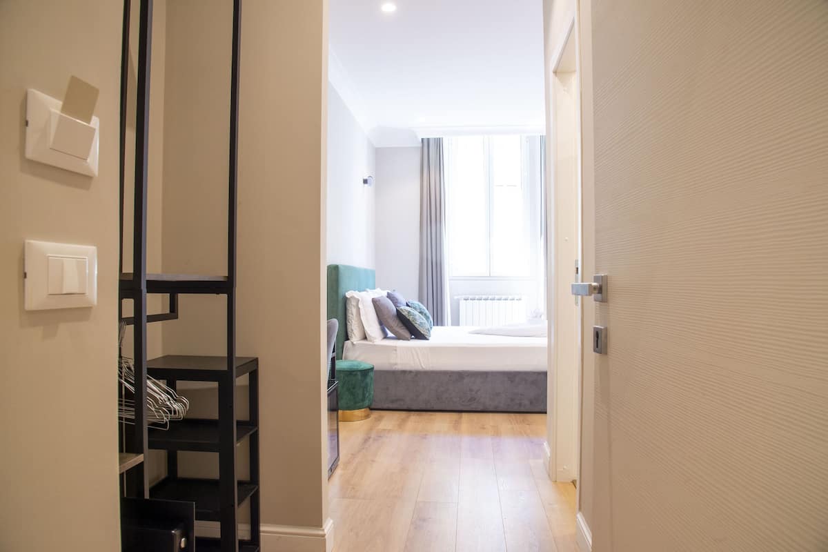 Premium bedding, down duvets, memory-foam beds, minibar