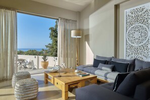 Elegance Villa Sea View with Individual Pool | Living area