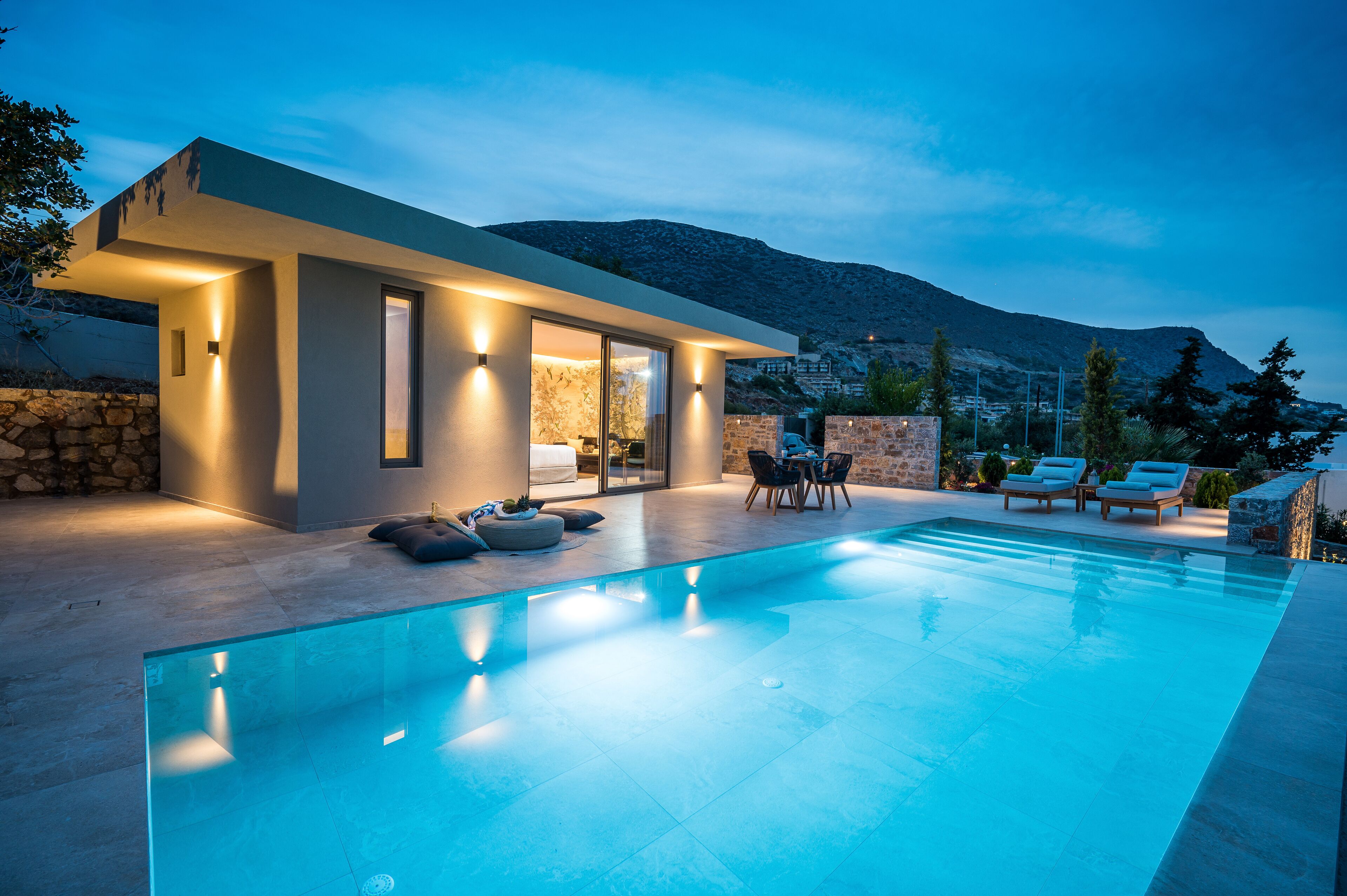 Serenity Open Plan Suite Sea Vie with Individual Pool | Egyptian cotton sheets, premium bedding, memory-foam beds