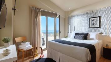 Elegance Villa Sea View with Individual Pool | Egyptian cotton sheets, premium bedding, memory foam beds