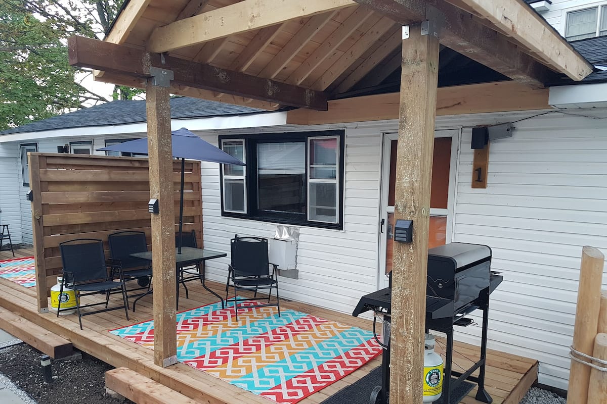 Kabin, ensuite, pemandangan kebun (Unit 1) | 1 kamar tidur