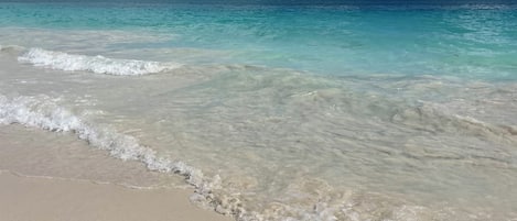 På stranden, badehåndklæder