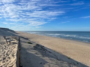 Beach nearby, sun-loungers