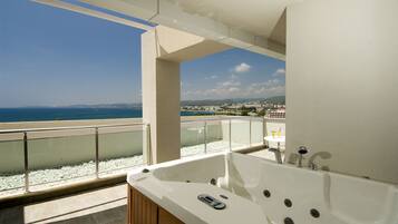 Blick von der Unterkunft