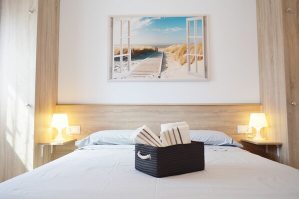 2 habitaciones, wifi gratis y ropa de cama