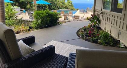 Kohania King Villa - 1bd/1ba on Quiet Orchard Property w/Pool & Ocean View