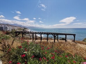 على الشاطئ، كراسي للتشمس