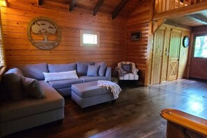 Fernseher, Kamin