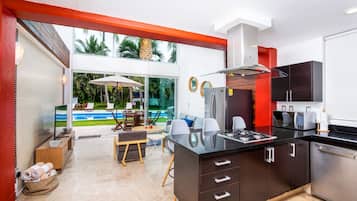 Condo familiar | Cocina privada | Utensilios de cocina