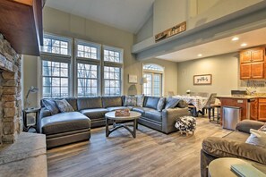 TV connectée, cheminée