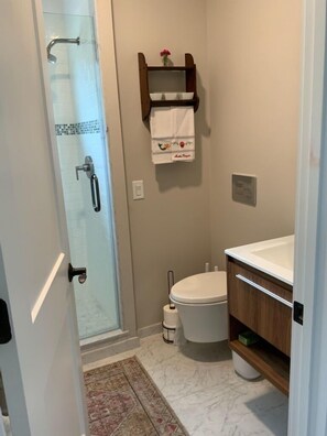 Bathtub, hair dryer, towels, soap - Modern stunner (Edgartown)