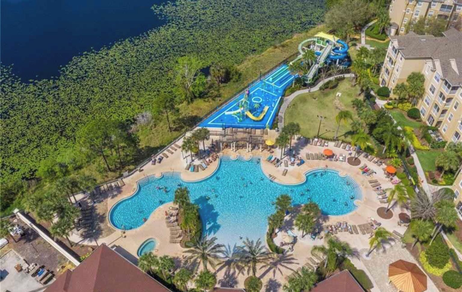 Neighborhood water park and pool available to our guests to use.