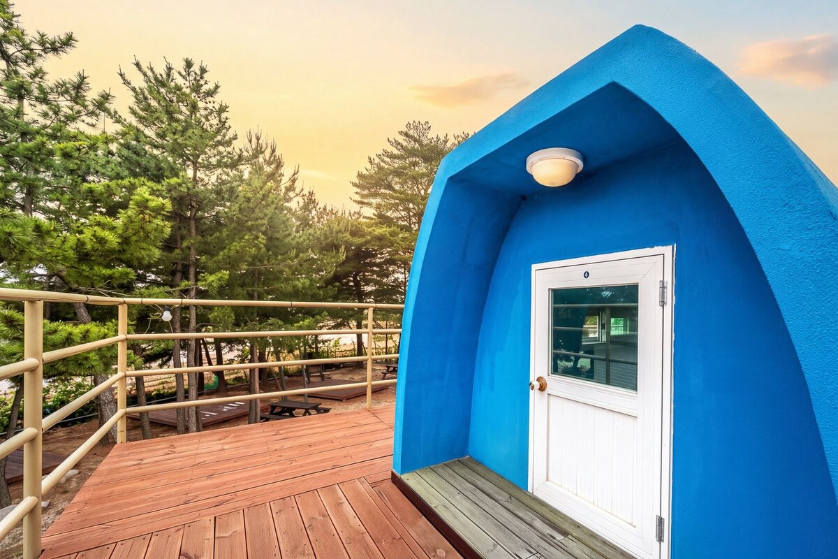 Rom – basic, 1 soverom (Small Dome 1 (2pax, Pet OK, BBQ)) | Wi-fi (inkludert)