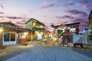 Traditional Japanese-style residence with an entrance and covered porch.