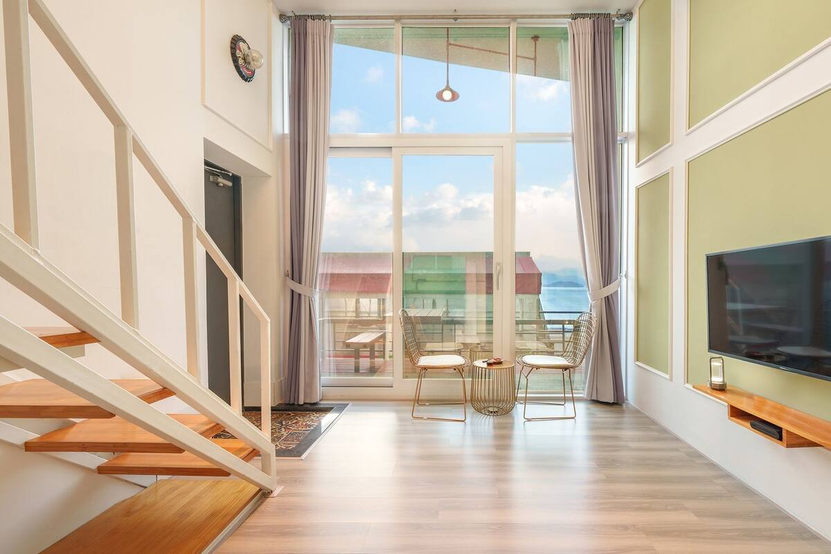 基本客房, 2 間臥室 (E101 (Partial Ocean View)(No Pool)) | 1 間睡房、免費 Wi-Fi