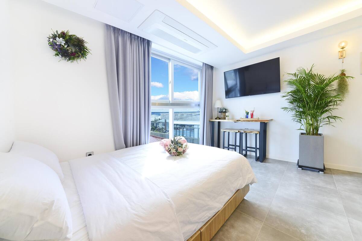 Basic-Zimmer, 1 Schlafzimmer (Rosmary 4) | 1 Schlafzimmer, kostenloses WLAN