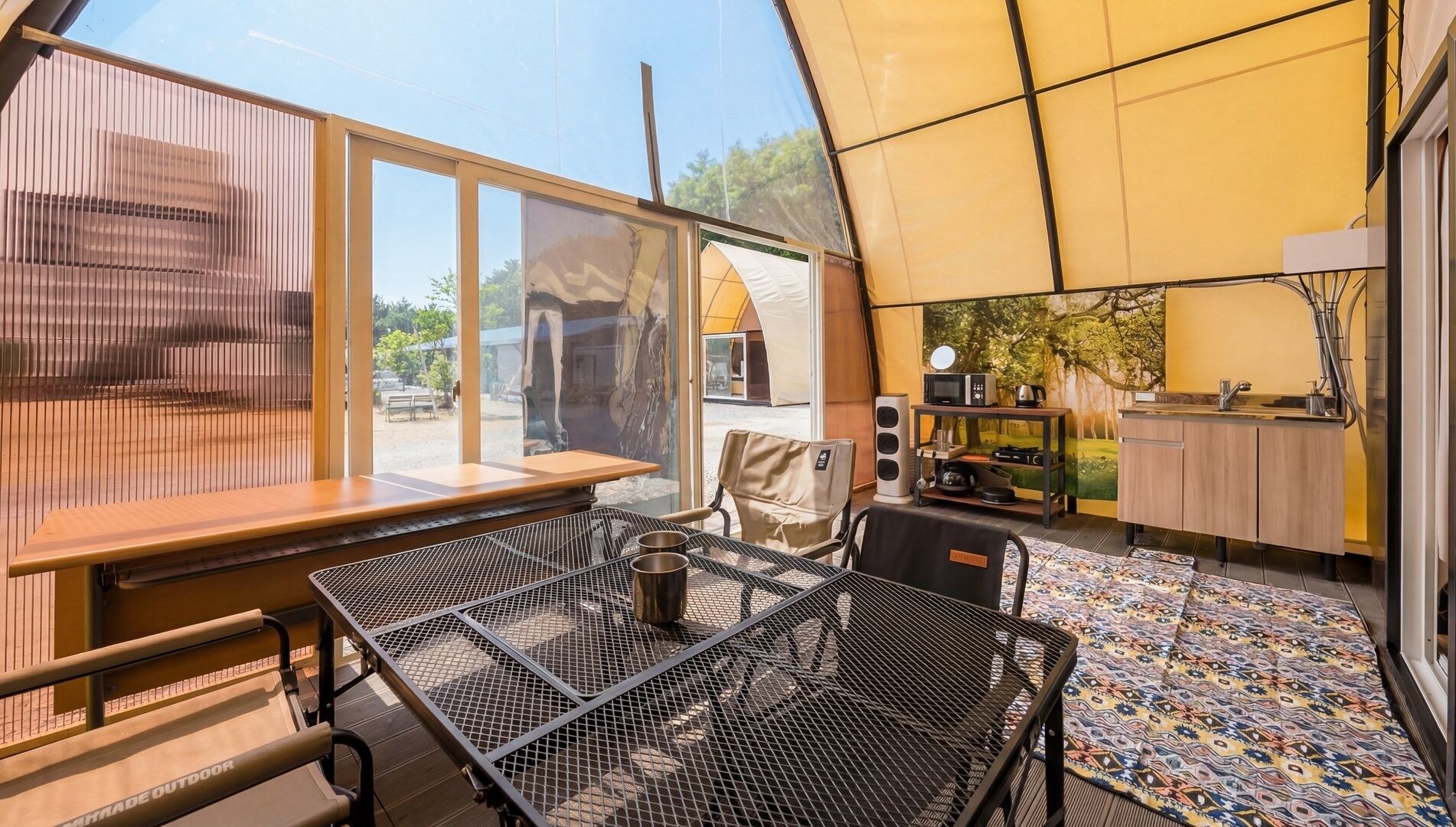 베이직룸, 침실 1개 (Glamping No.2 (Pet-friendly)) | 2 개의 침실, 무료 WiFi
