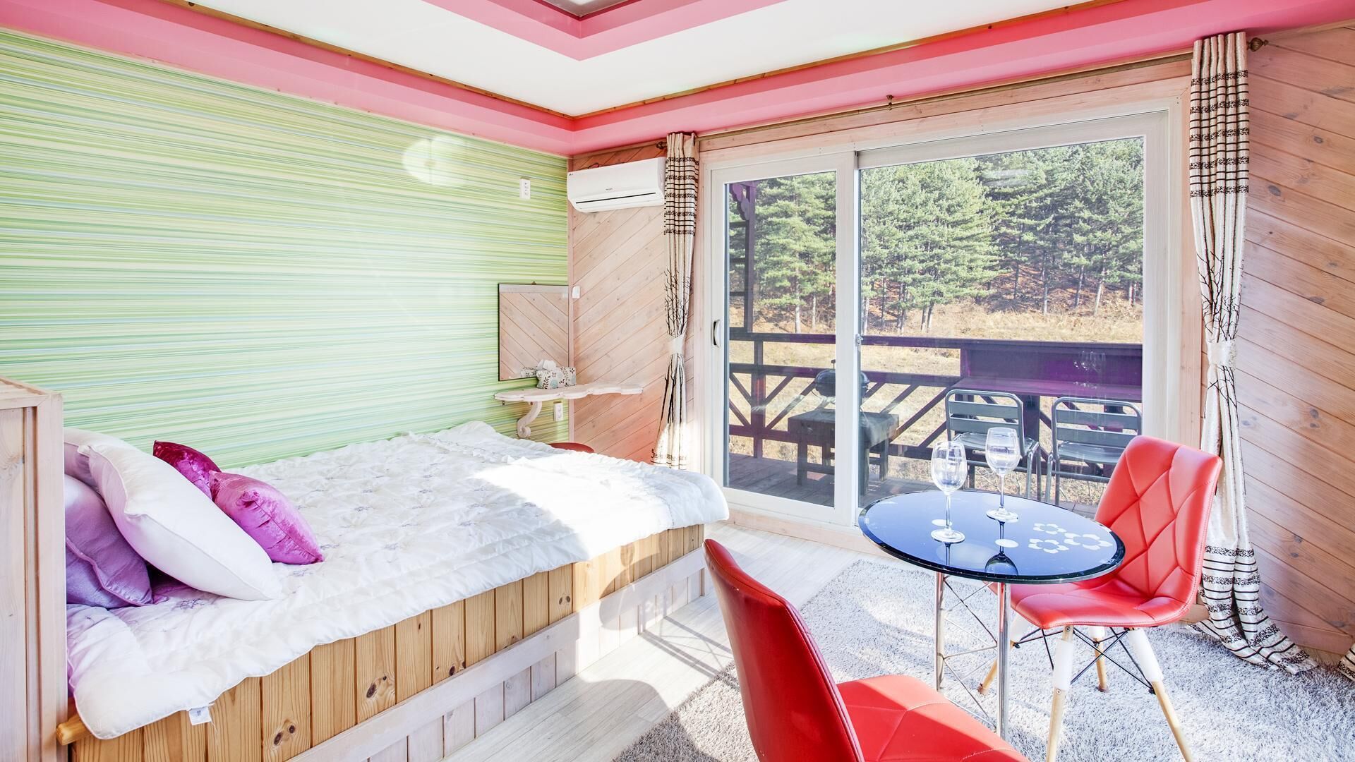 Perushuone, 1 makuuhuone (Romanticpink ( F2,Jetspa )) | 1 makuuhuone, ilmainen Wi-Fi