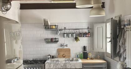 Rooftop apartment on medieval piazza