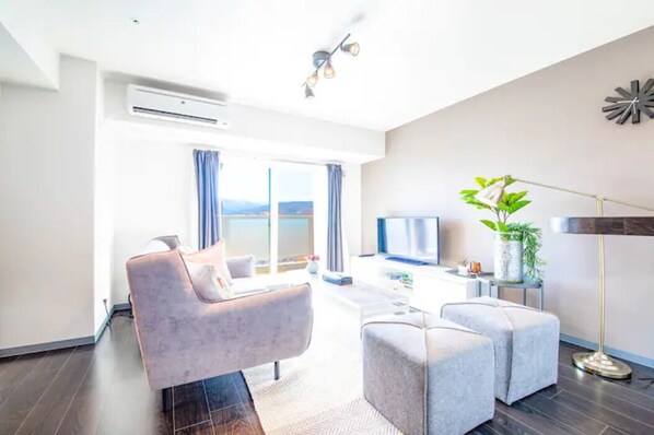 Apartment, Non Smoking | Living area | Flat-screen TV - Gift (Otaru)