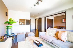 Apartment, Non Smoking | Living area | Flat-screen TV - Gift (Otaru)