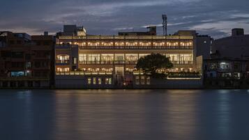 Front of property - evening/night