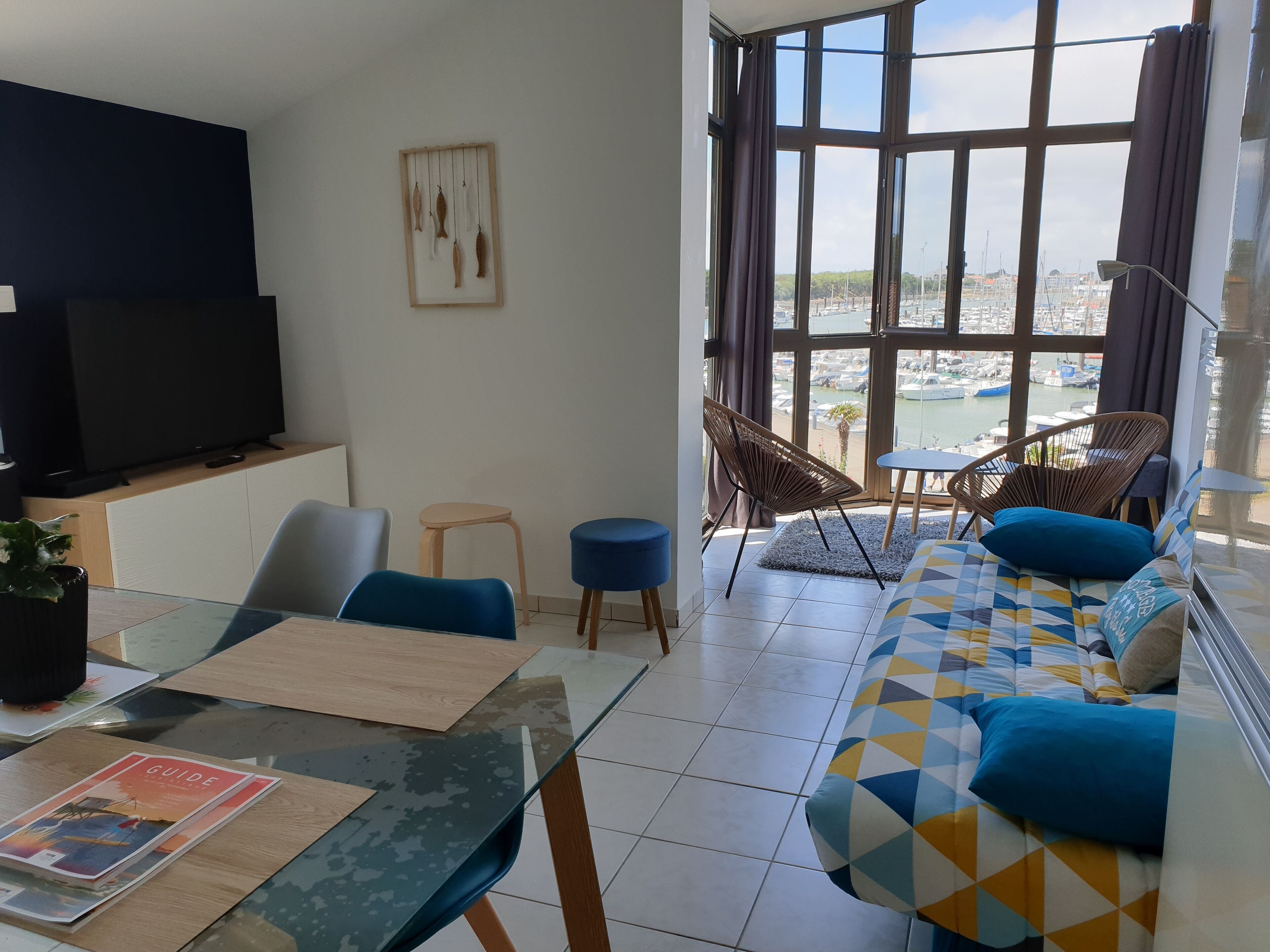 Exceptional view next to the Grande Plage with WIFI