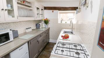 คอทเทจ | ครัวส่วนตัว | ตู้เย็น, เครื่องล้างจาน, กาต้มน้ำไฟฟ้า, เตาปิ้งขนมปัง
