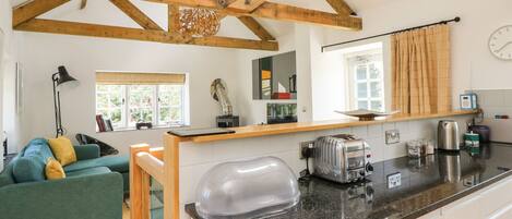 Cottage | Private kitchen | Fridge, dishwasher, electric kettle, toaster