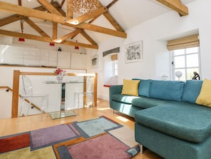 Cottage | Woonruimte | Een open haard
